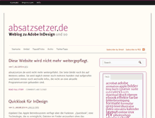 Tablet Screenshot of absatzsetzer.de